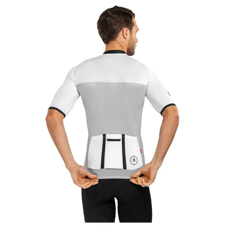 Siroko M2 Granfondo Short Sleeve Jersey S White / Grey - 2XL White / Grey - Image 2