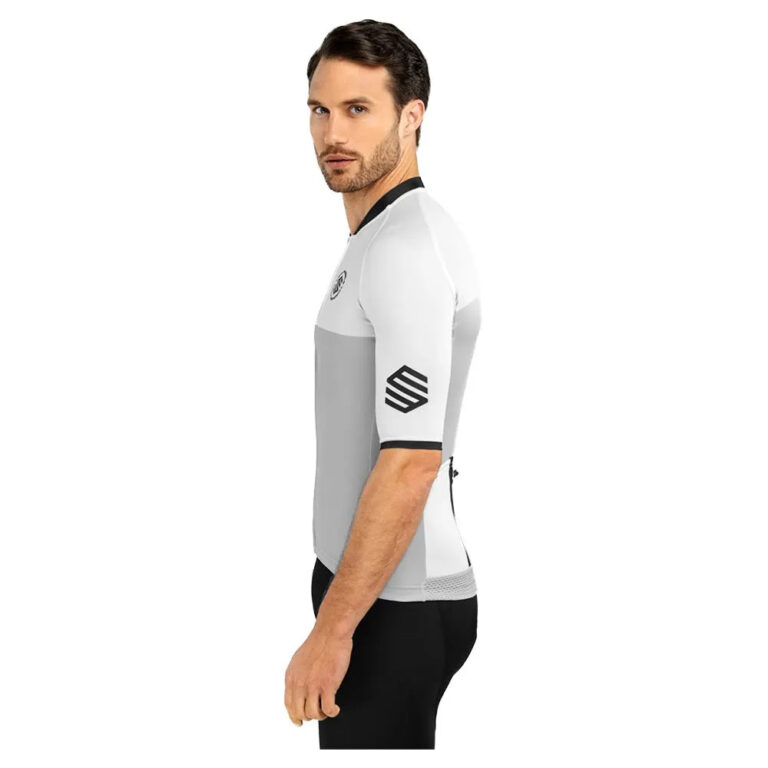 Siroko M2 Granfondo Short Sleeve Jersey S White / Grey - 2XL White / Grey - Image 3