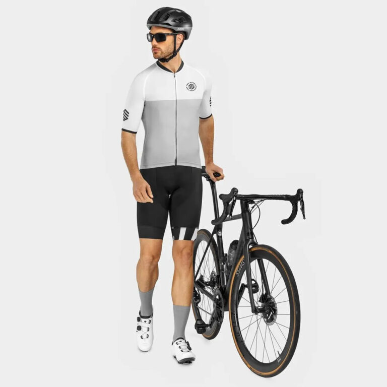 Siroko M2 Granfondo Short Sleeve Jersey S White / Grey - 2XL White / Grey - Image 4