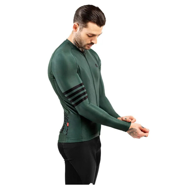 Siroko M2 Gravel Long Sleeve Jersey XS Green - 2XL Green - Image 3