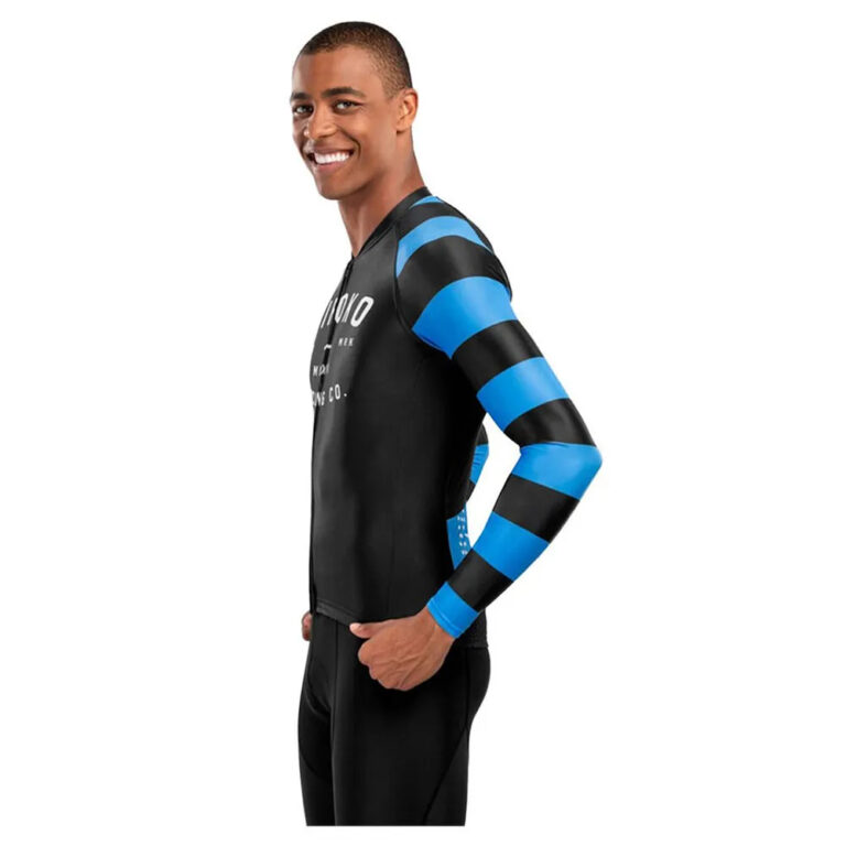 Siroko M2 Legend Long Sleeve Jersey M Black / Blue / White - XL Black / Blue / White - Image 3