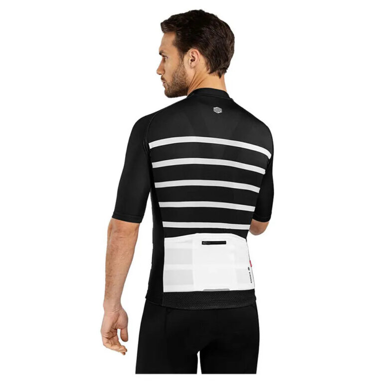 Siroko M2 Moors Short Sleeve Jersey S Black / White - 2XL Black / White - Image 2