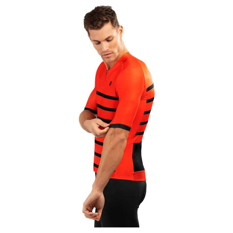 Siroko M2 Pimorent Short Sleeve Jersey L Orange / Black - Image 3