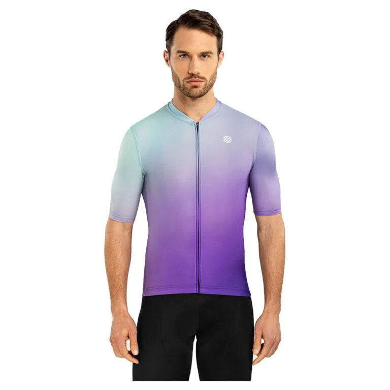 Siroko M2 Planet Short Sleeve Jersey XL Violet / Ash Green