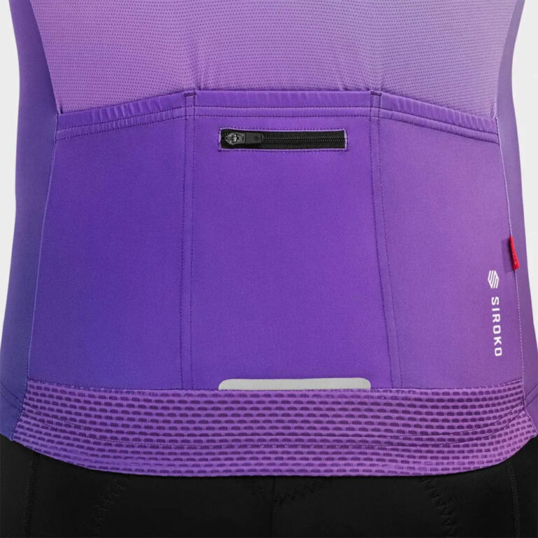 Siroko M2 Planet Short Sleeve Jersey XL Violet / Ash Green - Image 7