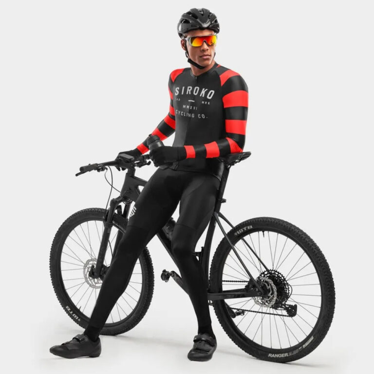 Siroko M2 Rider Long Sleeve Jersey XS Black / Red - L Black / Red - Image 4