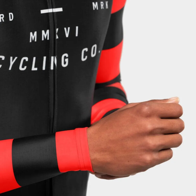 Siroko M2 Rider Long Sleeve Jersey XS Black / Red - L Black / Red - Image 6