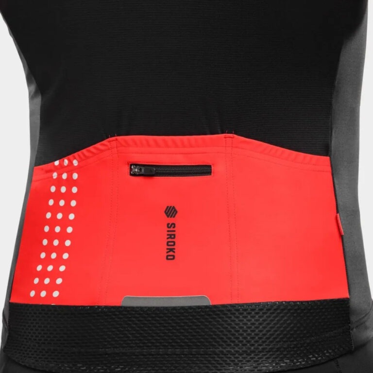 Siroko M2 Rider Long Sleeve Jersey XS Black / Red - L Black / Red - Image 7