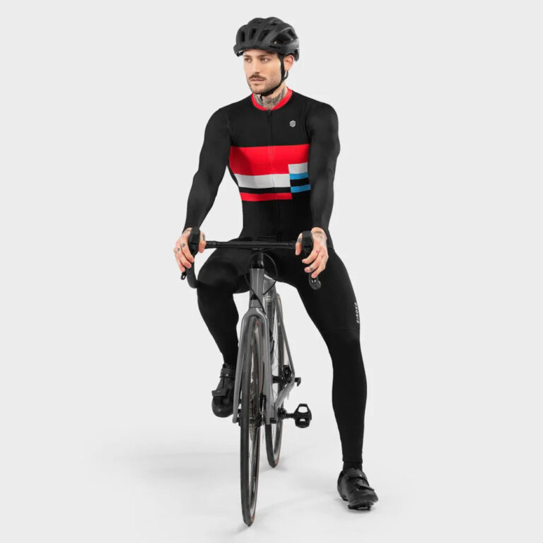 Siroko M2 Riemst Long Sleeve Jersey S Black / Red - XL Black / Red - Image 4