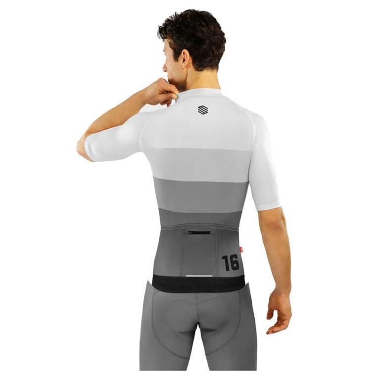 Siroko M2 Roscoff Short Sleeve Jersey S Grey / Black - 2XL Grey / Black