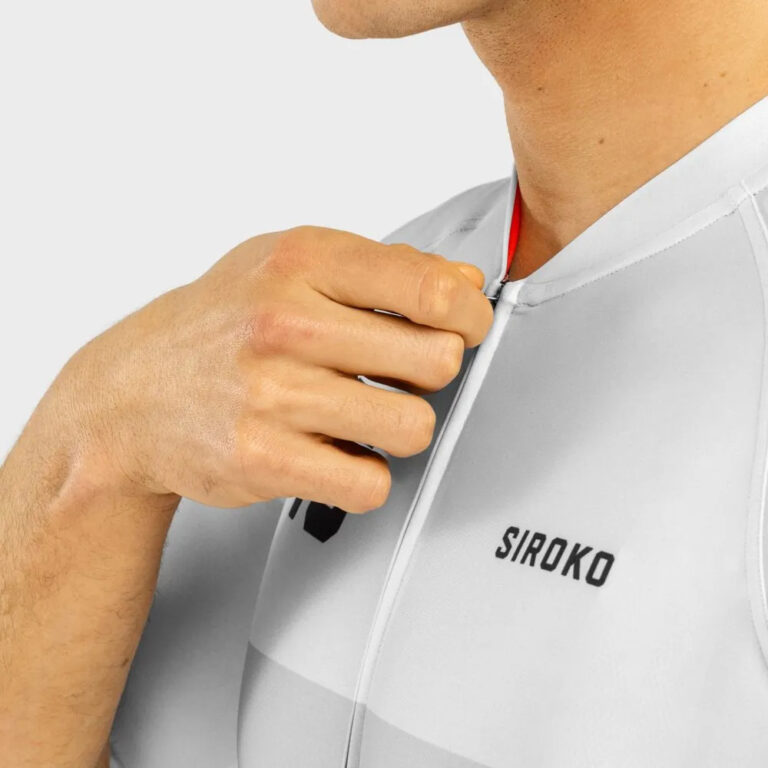 Siroko M2 Roscoff Short Sleeve Jersey S Grey / Black - 2XL Grey / Black - Image 6