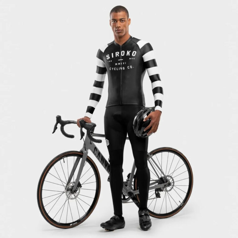 Siroko M2 Summit Long Sleeve Jersey S Black / White - XL Black / White - Image 4