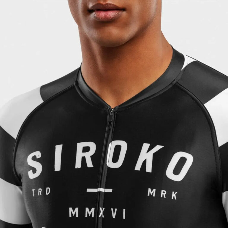 Siroko M2 Summit Long Sleeve Jersey S Black / White - XL Black / White - Image 6