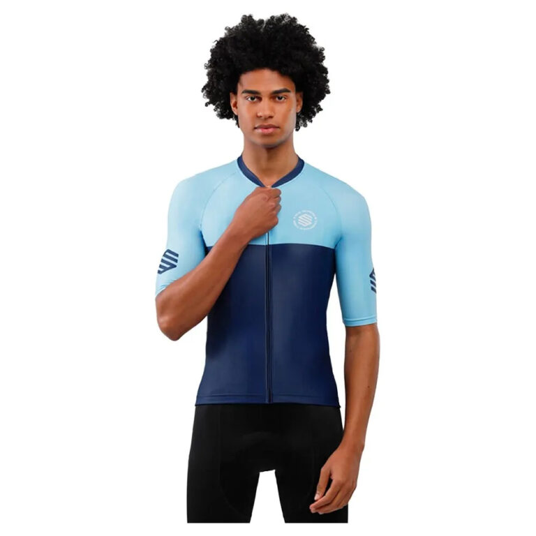 Siroko M2 Teide Short Sleeve Jersey XS Blue - L Blue