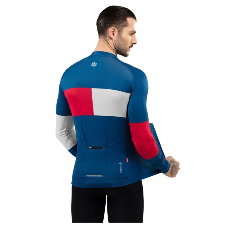 Siroko M2 Vezzana Long Sleeve Jersey S Blue / Red - 2XL Blue / Red - Image 2