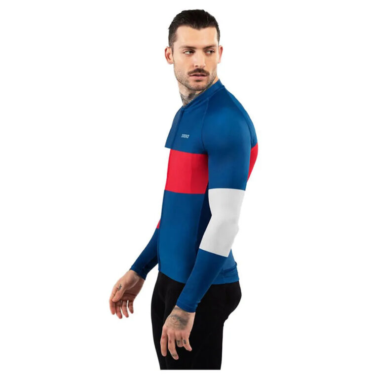 Siroko M2 Vezzana Long Sleeve Jersey S Blue / Red - 2XL Blue / Red - Image 3