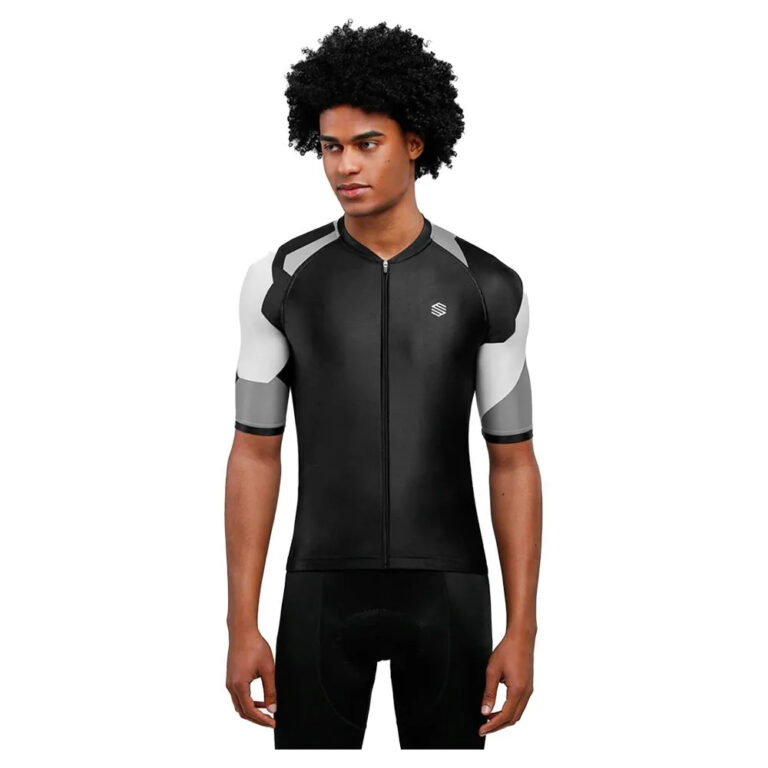 Siroko M2 Yorkshire Short Sleeve Jersey M Black / White / Grey - XL Black / White / Grey