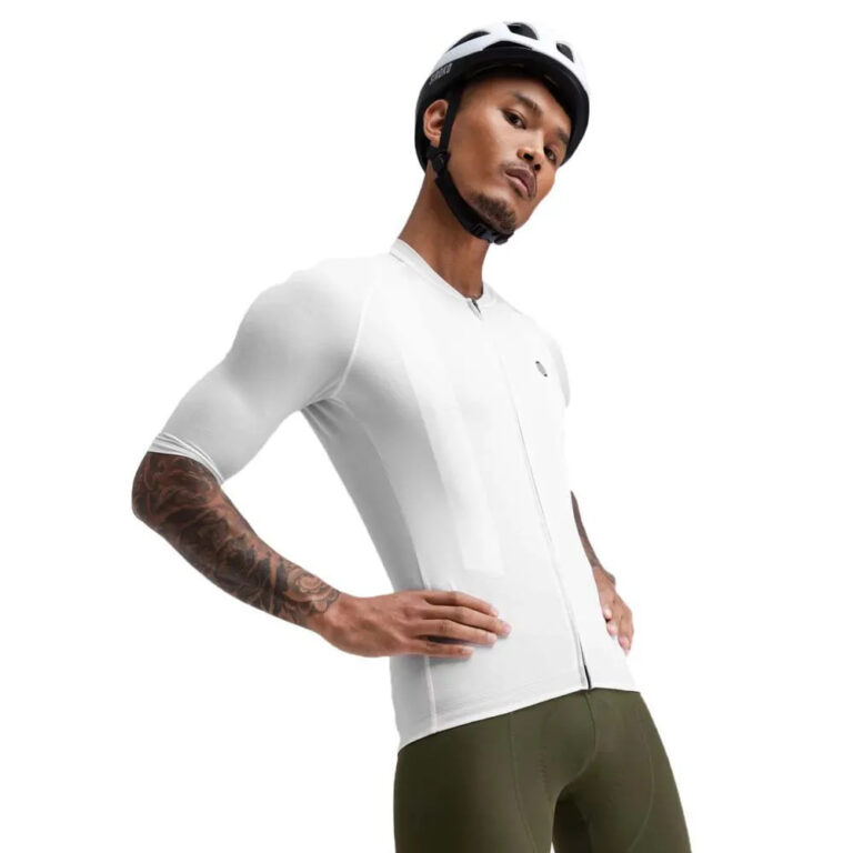 Siroko M3 Blanche Short Sleeve Jersey M White - 2XL White