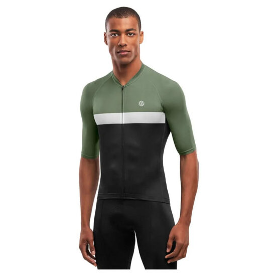 Siroko M3 Grand Master Short Sleeve Jersey S Black / Green - XL Black / Green