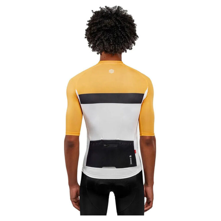 Siroko M3 Hammer Short Sleeve Jersey L White / Black / Yellow - Image 2