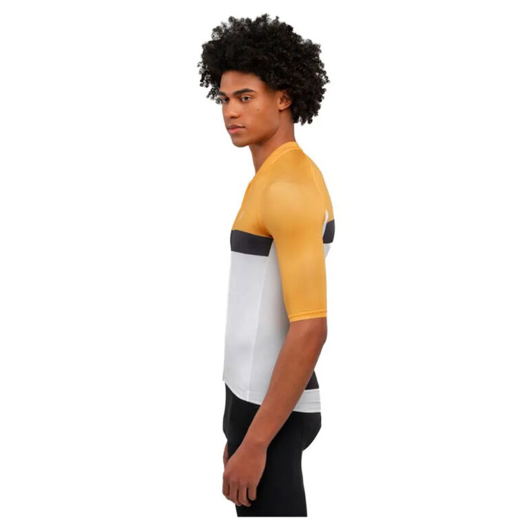 Siroko M3 Hammer Short Sleeve Jersey L White / Black / Yellow - Image 3