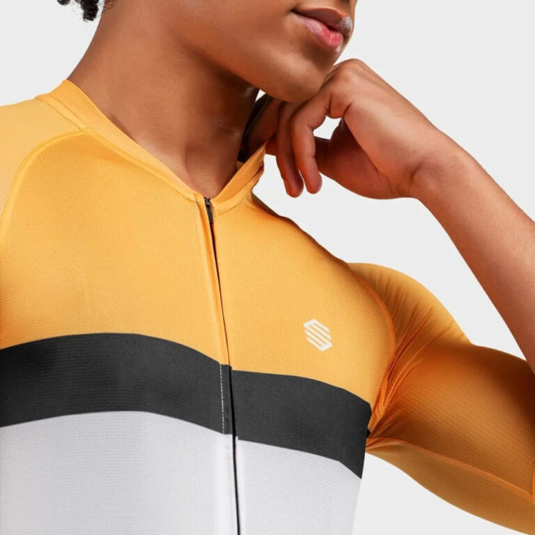 Siroko M3 Hammer Short Sleeve Jersey L White / Black / Yellow - Image 6