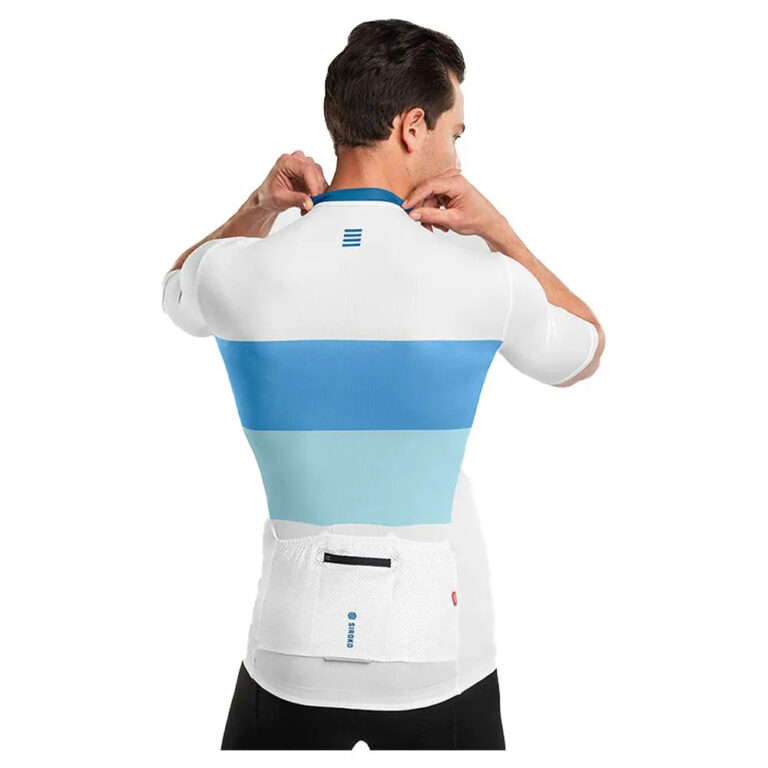 Siroko M3 Oberalp Short Sleeve Jersey L White / Blue - XL White / Blue - Image 2