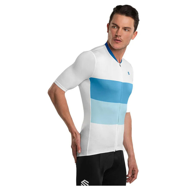 Siroko M3 Oberalp Short Sleeve Jersey L White / Blue - XL White / Blue - Image 3