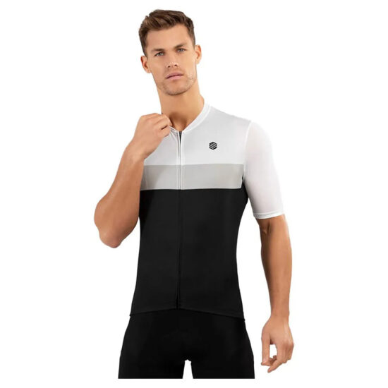 Siroko M3 Podium Short Sleeve Jersey M Black / White / Grey - XL Black / White / Grey