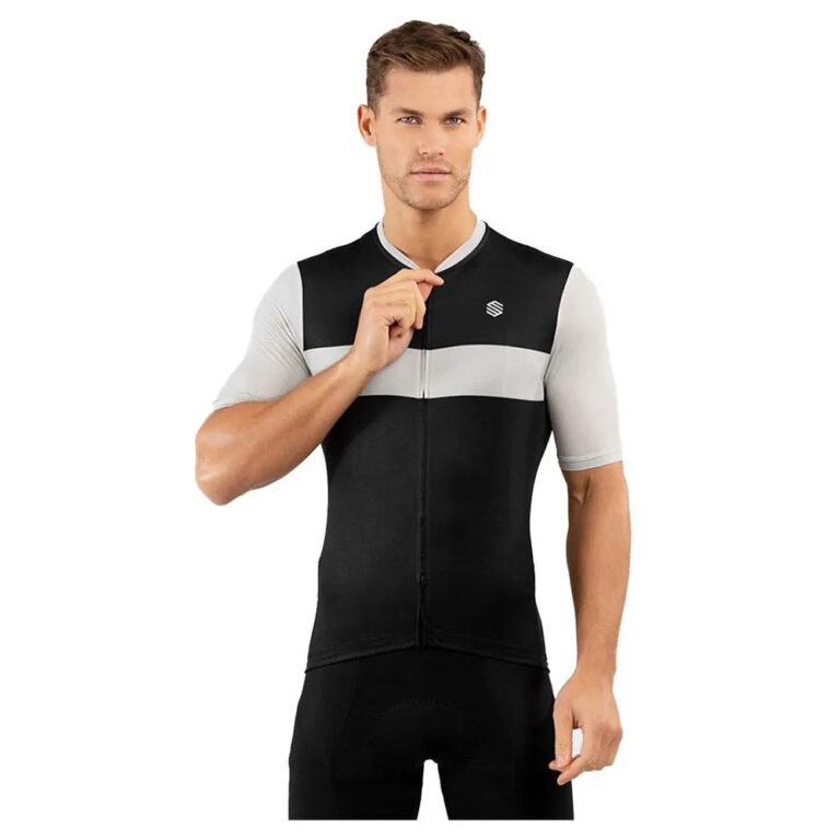 Siroko M3 Rostock Short Sleeve Jersey M Black / Grey - L Black / Grey