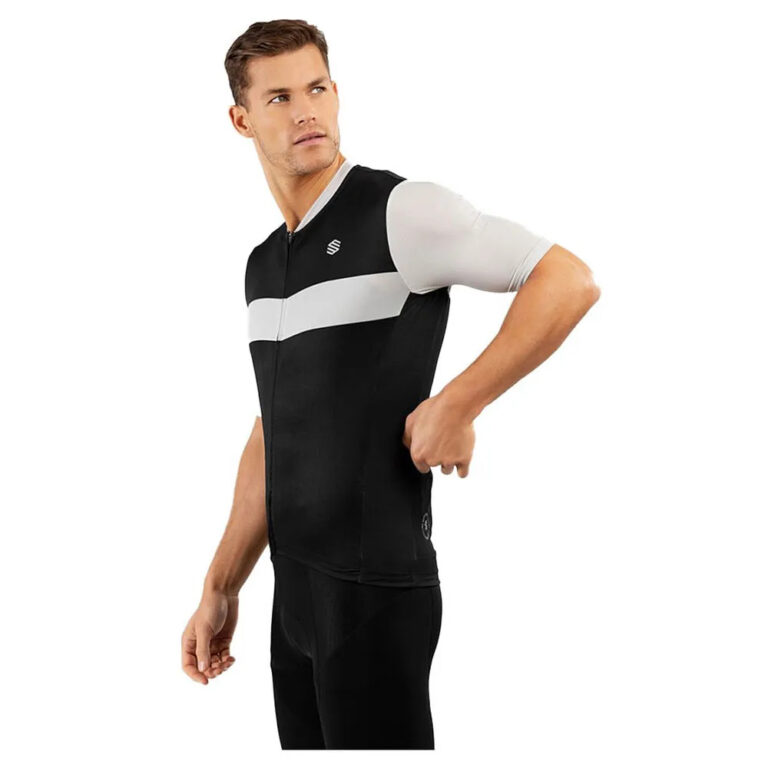 Siroko M3 Rostock Short Sleeve Jersey M Black / Grey - L Black / Grey - Image 3