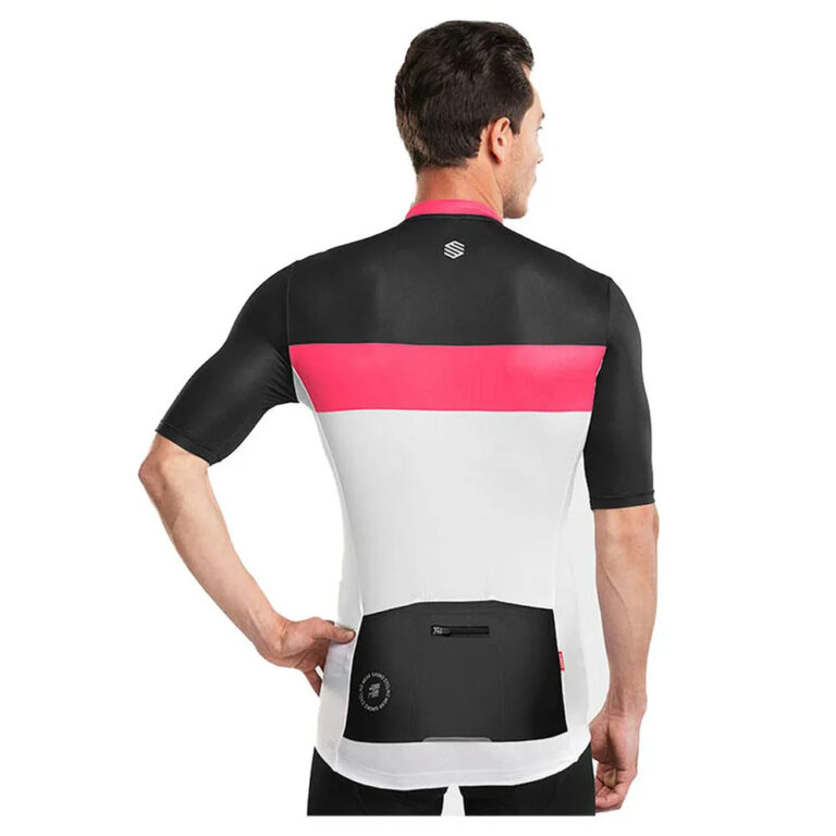 Siroko M3 Technique Pro Short Sleeve Jersey M White / Black / Pink - 2XL White / Black / Pink - Image 2