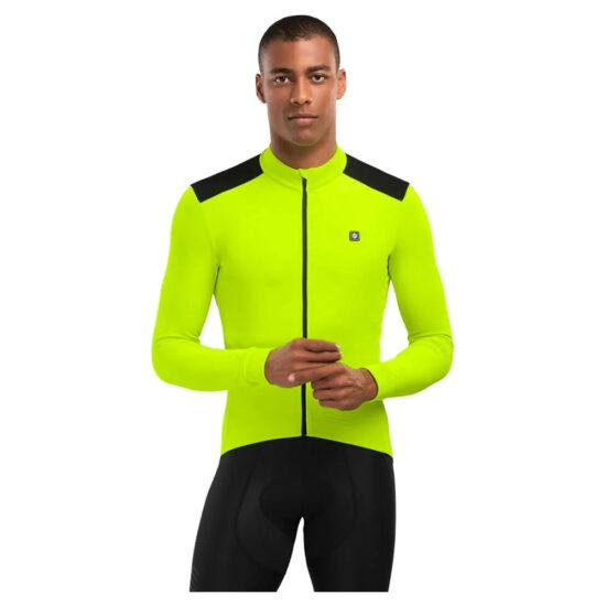 Siroko M4 Atlantis Long Sleeve Jersey M Yellow / Black - L Yellow / Black