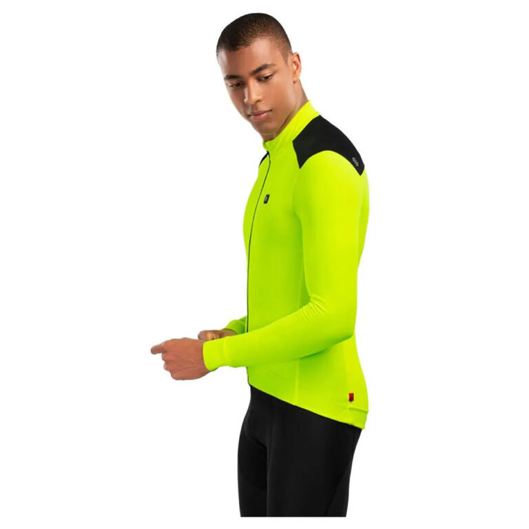 Siroko M4 Atlantis Long Sleeve Jersey M Yellow / Black - L Yellow / Black - Image 3