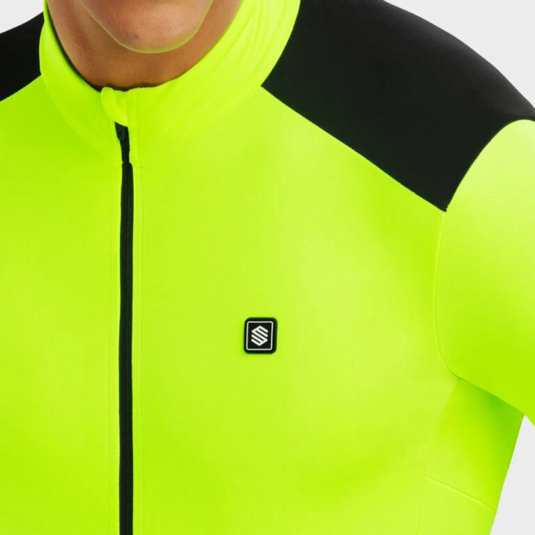 Siroko M4 Atlantis Long Sleeve Jersey M Yellow / Black - L Yellow / Black - Image 5