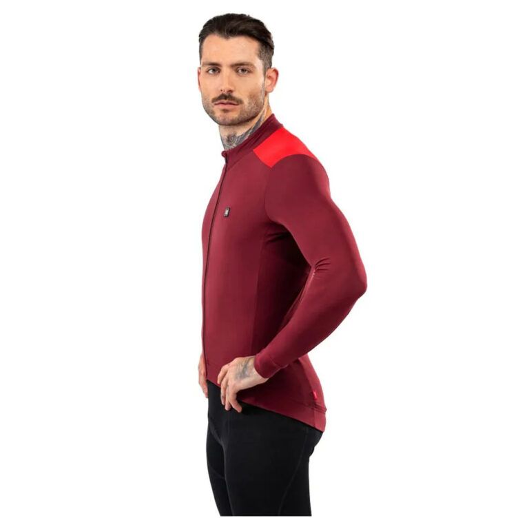 Siroko M4 Echelon Long Sleeve Jersey S Maroon / Red - L Maroon / Red - Image 3