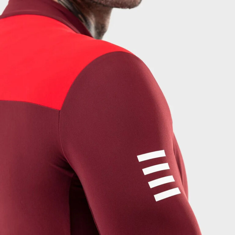 Siroko M4 Echelon Long Sleeve Jersey S Maroon / Red - L Maroon / Red - Image 5