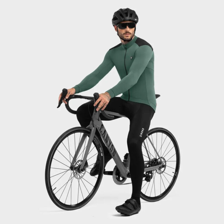 Siroko M4 Volta Long Sleeve Jersey M Black / Green - Image 4