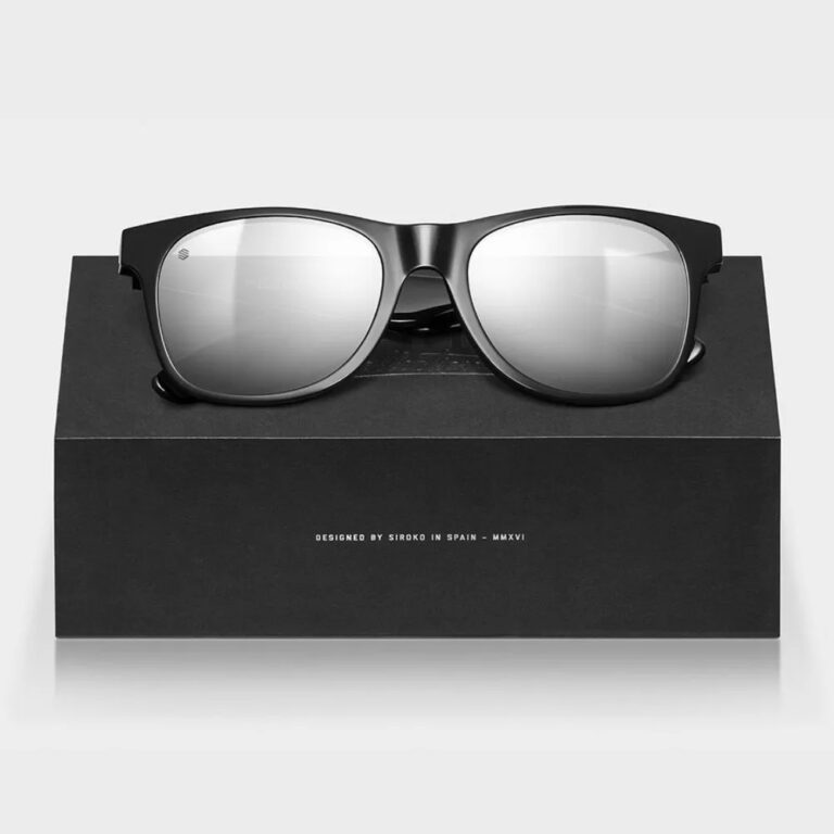 Siroko Oxford Sunglasses Grey Mirror/CAT3 Black - Image 4