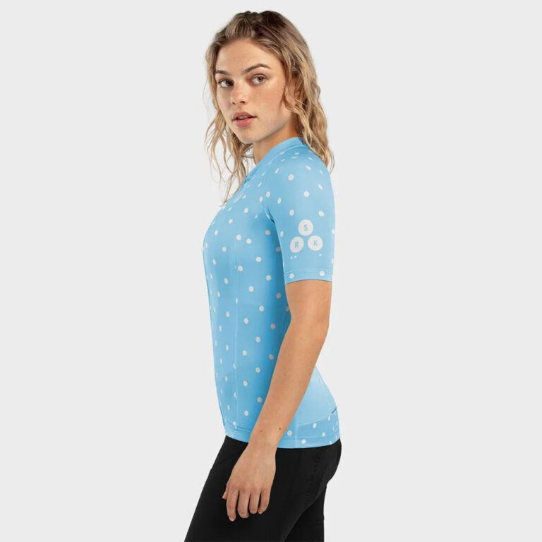 Siroko Race Dots Short Sleeve Jersey S Blue - L Blue - Image 3