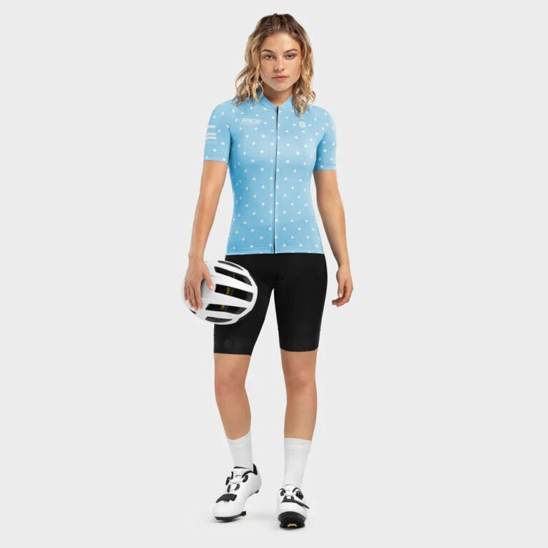 Siroko Race Dots Short Sleeve Jersey S Blue - L Blue - Image 4