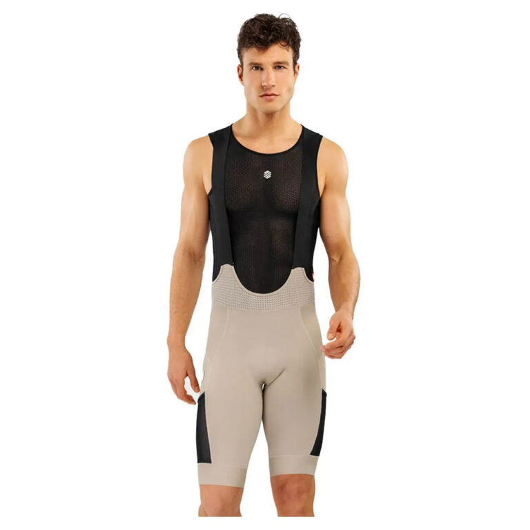 Siroko Rocket Bib Shorts S Beige / Black - 2XL Beige / Black