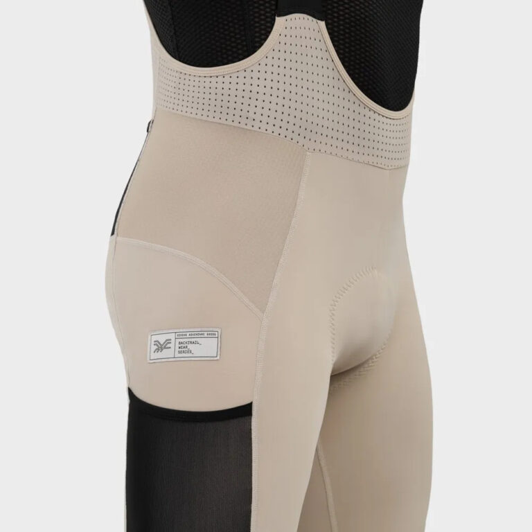 Siroko Rocket Bib Shorts S Beige / Black - 2XL Beige / Black - Image 6