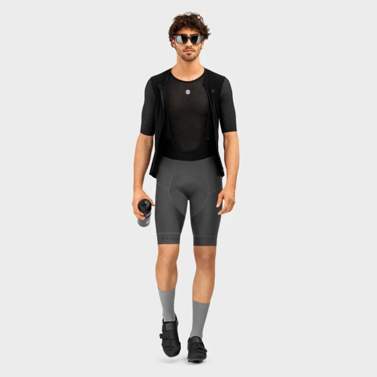 Siroko SRX Pro Maxim Bib Shorts XS Grey / Black - 2XL Grey / Black - Image 4