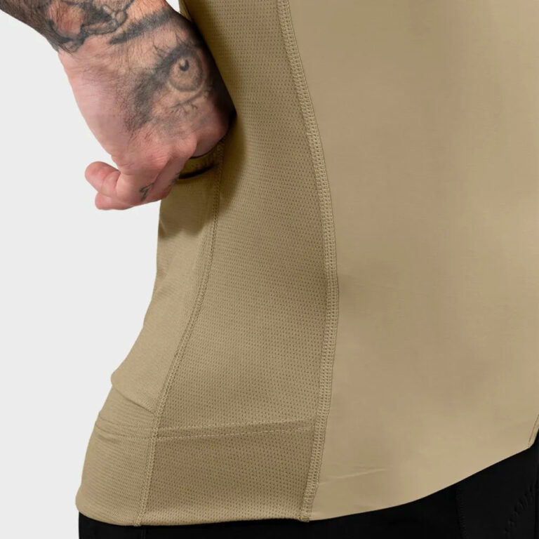 Siroko SRX Pro Somport Short Sleeve Jersey L Beige - XL Beige - Image 5