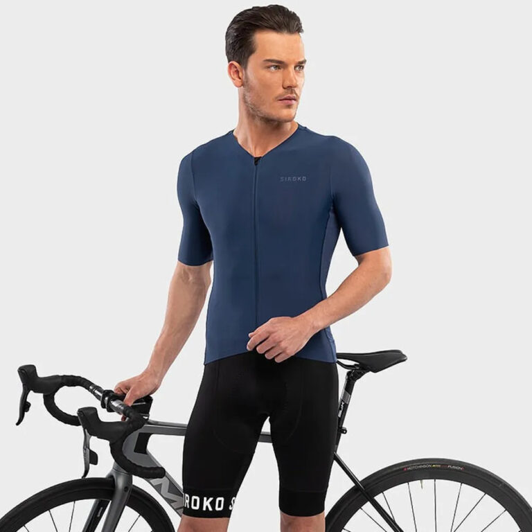 Siroko SRX Pro Tirreno Short Sleeve Jersey XS Blue - 2XL Blue - Image 4