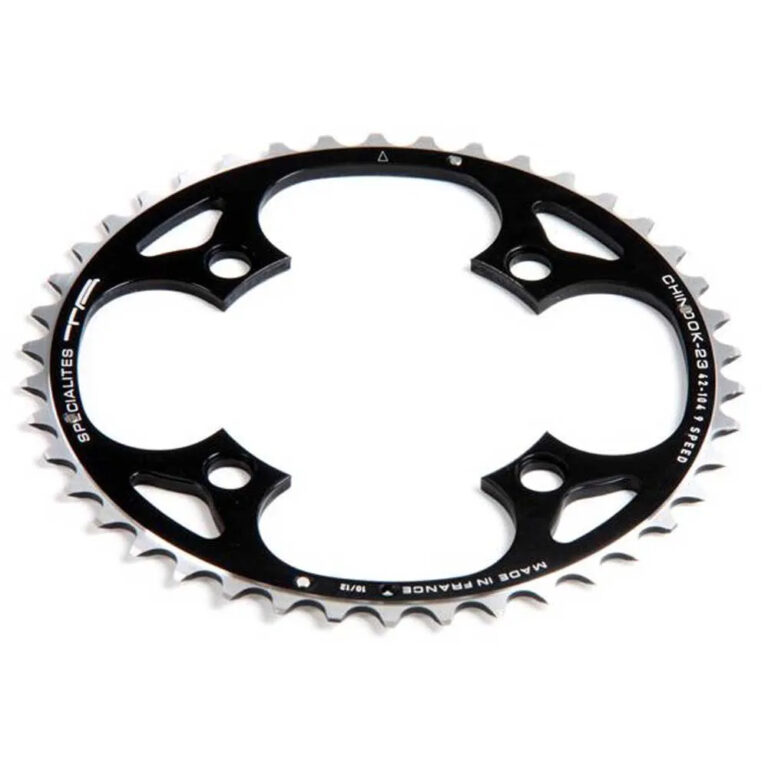 Specialites TA 4B Exterior 104 BCD Chainring 44t Black - 46t Black