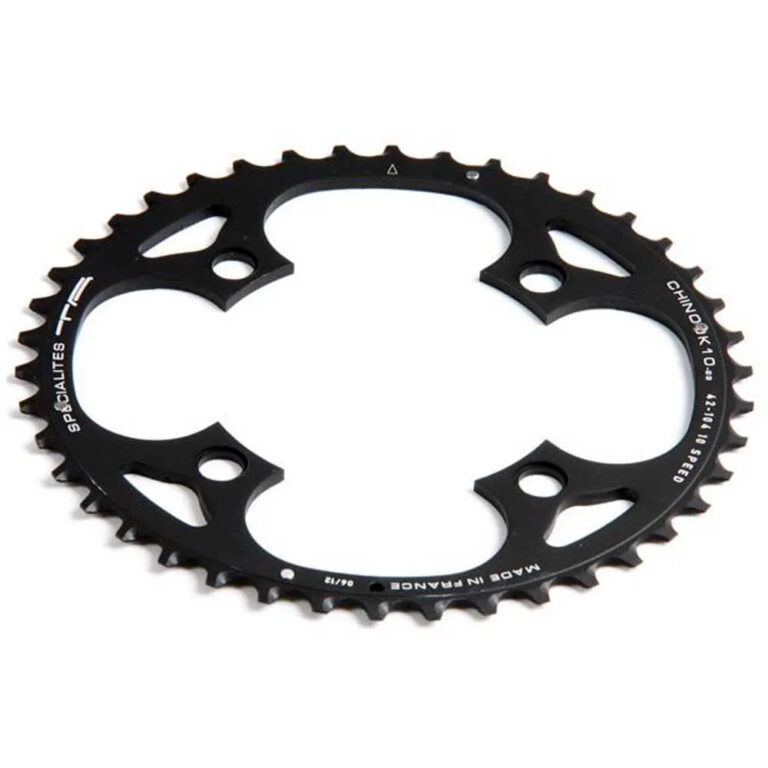 Specialites TA 4B Exterior 104 BCD Chainring 42t Black - 46t Black