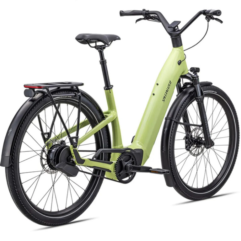 Specialized Como 5.0 IGH NB 2023 Electric Bike S - L &amp; 710Wh Limestone / Black Reflective - Image 3