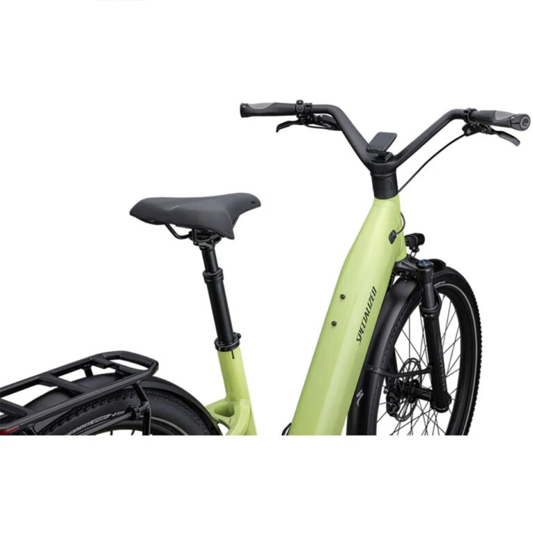 Specialized Como 5.0 IGH NB 2023 Electric Bike S - L &amp; 710Wh Limestone / Black Reflective - Image 5